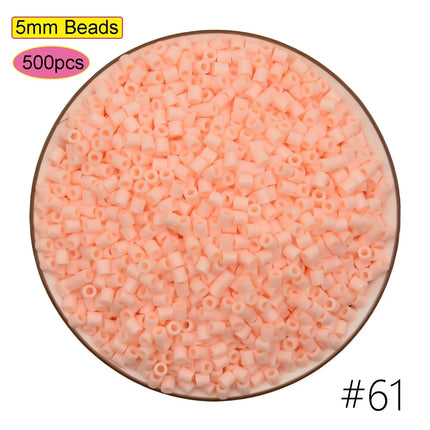 DIY Plastic 5mm Perler Hama Beads Fuse Beads Toys Eco-friendly Material Pegboard Iron Pixel Puzzle Birthday Gift for Boys Girls