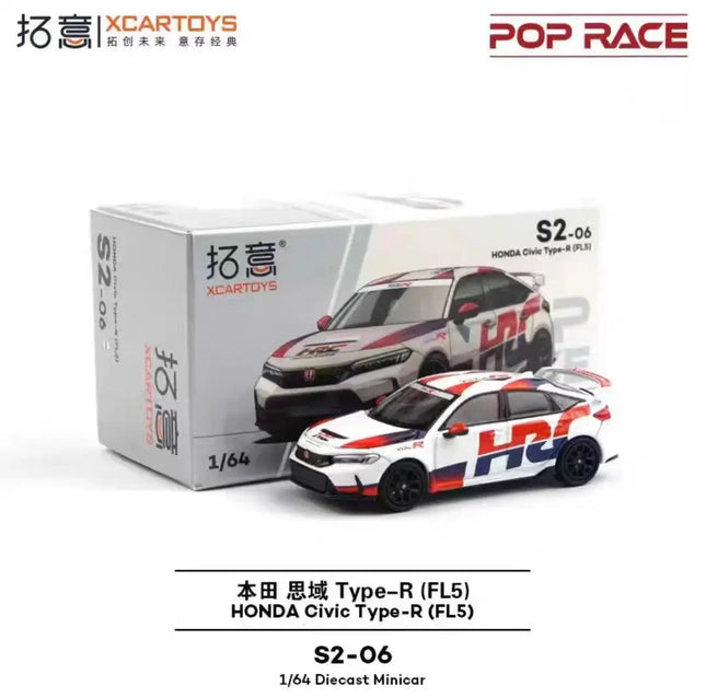 POP RACE 1:64  MAZDA RX7 RE AMEMIYA WIDE BODY Porsche 992 Stinger GTR Alloy Die-Casting Car Model Collection Gift