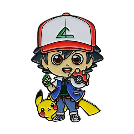 Japanese Anime Pokemon Enamel Pin Men Women's Brooch on Clothes Lapel Pins for Backpack Briefcase Badges Jewelry Accessories