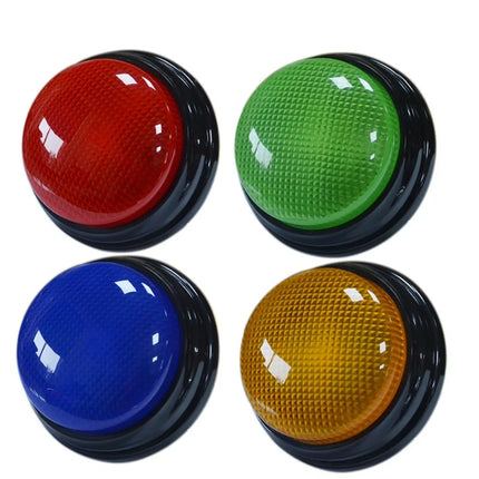 Lights & Sounds Answer Buzzers Quick Answer Button Educational Game Buzzer Colorful Answering Buzz Buttons Debate Competition