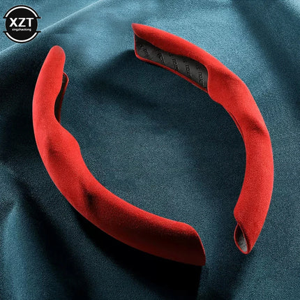 2pcs 36-38CM PU Car Steering Wheel Cover Liquid Feeling Universal Car Interior Accessories Car styling
