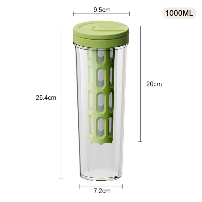 【M】Cold Brew Coffee Pot High-capacity Espresso Filter Bottle Cold Brewing Pot Portable Iced Brew Coffee Maker Juice Coffe Kettle