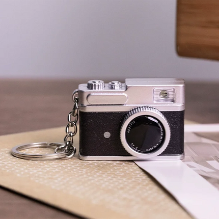 New Mini SLR Model Camera Keychain Car Key Ring  LED Flashlight Colorful  Key Chain Best Party Gift Jewelry Wholesale 17233