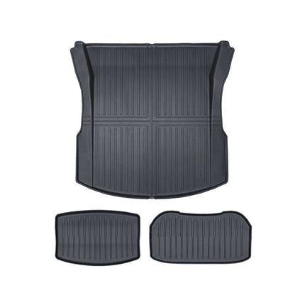 For Tesla 2024-25 Model 3 Highland 3 Rear Trunk Mat TPE Car Pads Waterproof Protective Trunk Mats Upper layer of trunk cushion