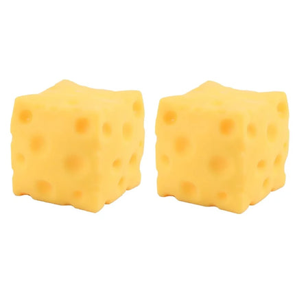Squishy Square Cheese Squeeze Toys Slow Rebound Push Stress Relief Sensory Toy Soft Butter Cheese Fidget Toy Christmas Present