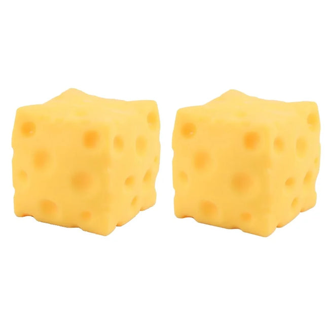 Squishy Square Cheese Squeeze Toys Slow Rebound Push Stress Relief Sensory Toy Soft Butter Cheese Fidget Toy Christmas Present