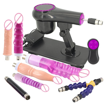 FREDORCH Portable Sex Machine Adjustable Speed Angle Automatic Wireless Control for Woman Man Masturbating Pumping Gun Sex Toys