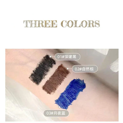 Merssitin Waterproof Mascara Slender Long Curly Mascara Does Not Smudge Blue Mascara Waterproof Mascara Sexy Clear Mascara