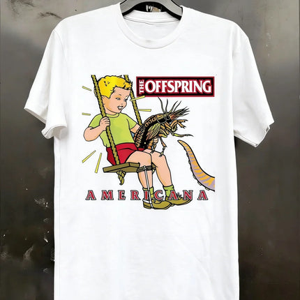 The 2025 The Offspring Americana Album Cover T-shirt Is Comfortable Breathable High-quality Brand Retro Street Y2K Casual Tops