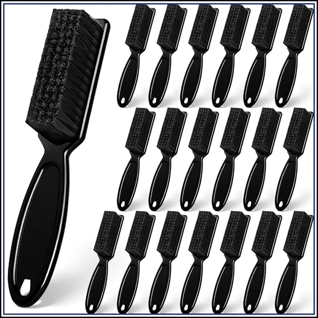 20 Pcs Barber Clipper Cleaning Brushes, Plastic Handle Nylon Bristles, Multifunctional Cleaning Supplies for Hair Salon, Home and Travel