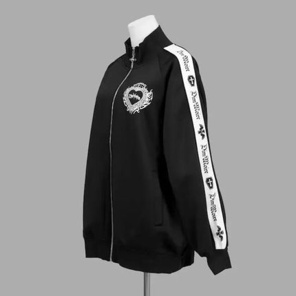 Vintage Subculture Personalized Design Street Rock Hip-hop Darkly Series Autumn New Loose Versatile Daily Jackets Zip Up Clothes