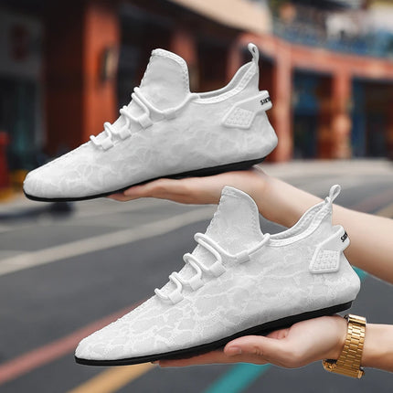 YRZL Fashion Summer Shoes Soft Comfortable Breathable Shoe for Man Shoes Men Trend Lightweight Outdoor Casual Walking Shoes