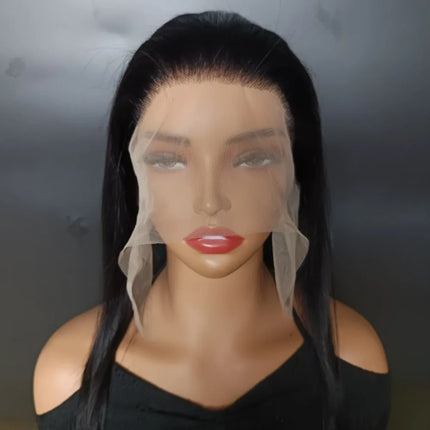 13x4 13x6 Human Hair Lace Frontal With Wig Cap Natural Color 150% Density Pre-Plucked Brazilian Virgin Hair 16-20 Inch