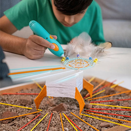 300PCS 3D Pen Filament Refills 3D Print Filament 2.5mm 15CM Long 3D Pen Accessories 3D Drawing Pen Refill Filament Bundle