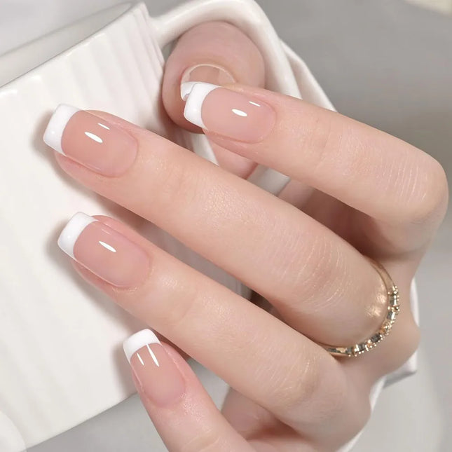 10ml White Nail Liner Gel Polish 3D French Tips Swirls Gel Nail Polish Manicure Soak Off UV Nail Liner Polish with Thin Brush R4