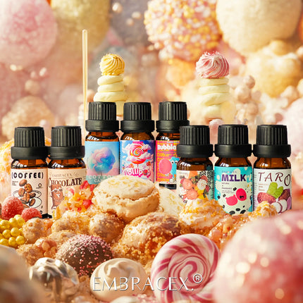 18 typle Gourmet Essential Oils Perfumes Fragrance Is Long-Lasting For Skin、Diffusers、Candles Making Gifts For Women