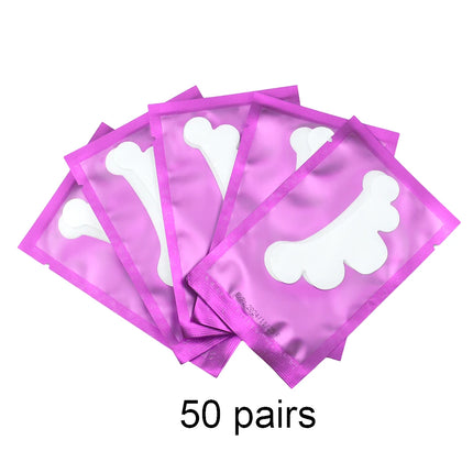 20/50Pairs Lash Extension Eye Stickers Hydrogel Patches Grafting Eyelashe Under Eye Pads Eyelashes Extension Lashes Tools Makeup
