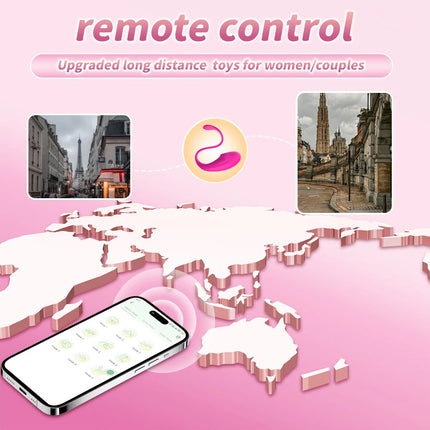 Wireless Bluetooth Powerful Vagina Vibrator Clitoris G Spot Vibrating Love Egg APP Long Distance Control Clit Sex Toys for Women