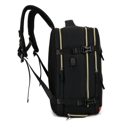 Large Capacity Travel Backpack Multifunctional Laptop Schoolbag Outdoor Sports Daypack Luggage Bag With Shoes Compartment