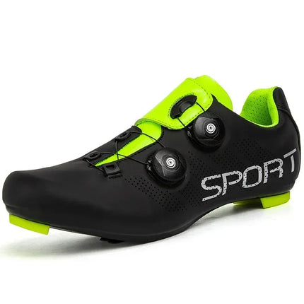 Cycling Shoes Road Bike Men White Breathable SPD Self-Locking Cleat Racing Road Bike Shoes Women Flat MTB Bicycle Sneakers