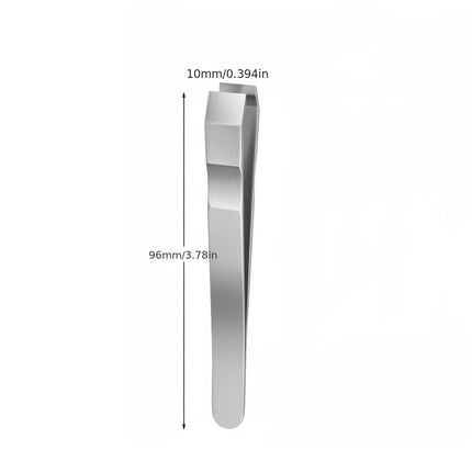 Stainless Steel Beard Mustache Trimmer Tweezers with Precision Tweezing for Facial Hair Grooming Professional & Use for Mustache