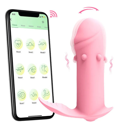 Wireless Dildo Vibrator APP Control Mini Bullet Vagin Massager Powerful G Spot Wear Clitoris Stimulator Adult Sex Toys for Women