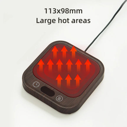 35W Coffee Mug Warmer Cup Heater Heating Pad Electric Hot Plate 5 Gear Temperature Warmer Coaster For Milk Tea Water 220V