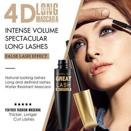 Rebellious Girl 24Hour Mascara 10ml, Long-Lasting Wear, Smudge-Proof, Volumizing Lash, Waterproof, Eye Makeup Essential