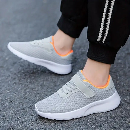 New style children's shoes for boys and girls, ultra-lightweight and breathable mesh running shoes