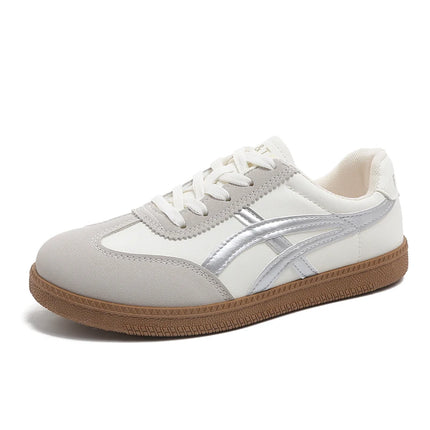 Lightweight Comfortable Sneakers for Women Fashion Striped Lace Up Sports Shoes Woman Casual Breathable Sneakers Plus Size