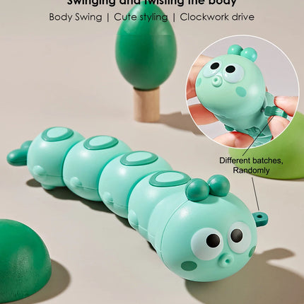 Cute Articulated Chain Caterpillar Crawling Toy Kids Early Education Stress Relief Fidget Toy Children Holiday Gift