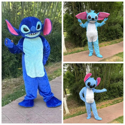 Disney Potdemiel  Lilo & Stitch Mascot Costume Fancy Dress Cartoon Birthday Party Surprise Clothing Advertising Show Props