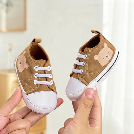 0-12months Infant Girl Boy High Top Shoes Floral Animal Sneaker  for baby girls  boys