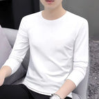 Xl( 57.5-65kg ) / White solid color long sleeves