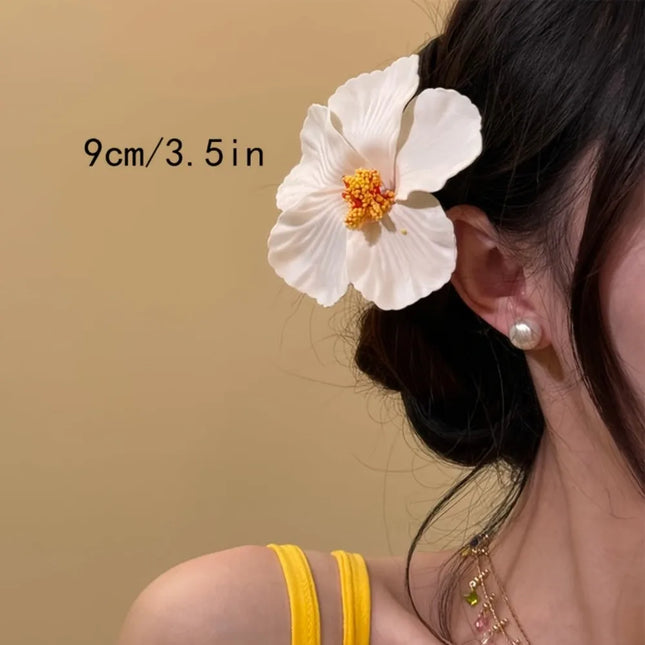 Hawaiian Flower Hair Clips / Pinces Fleurs Hawaïennes