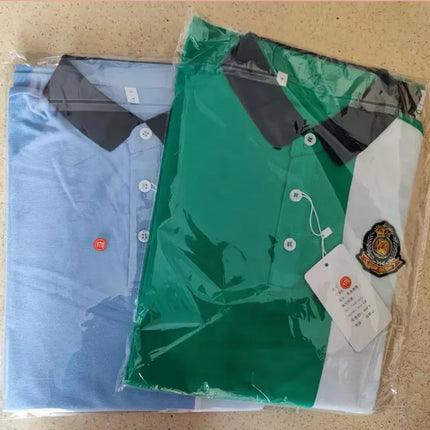 Boys Polo Shirts 2024 Spring Autumn Polo Kids Long Sleeve Tops for Boy Color Contrast Children Sweatshirts Teenager Tees Clothes