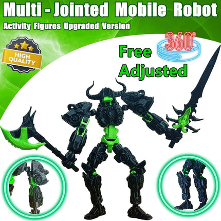 Titan 13 Action Figure,Assembly Completed 3D Printed T13 Multi-Jointed Movable Robot with Full Articulation Lucky13 Nova13 Dummy