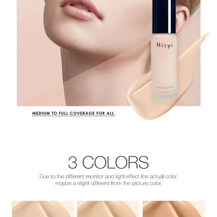 Liquid Foundation High Coverage Makeup Base Lasting Concealer BB Cream Waterproof Oil-Control Face Foundation Makeup Cosmetics