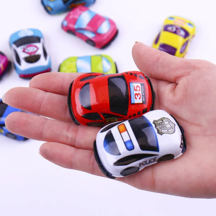 10/20pcs Pull Back Cars Plane Toys Cute Cartoon Plastic Toy Cars for Child Mini Car Model Funny Kids Toys Kindergarten Toys TMZ