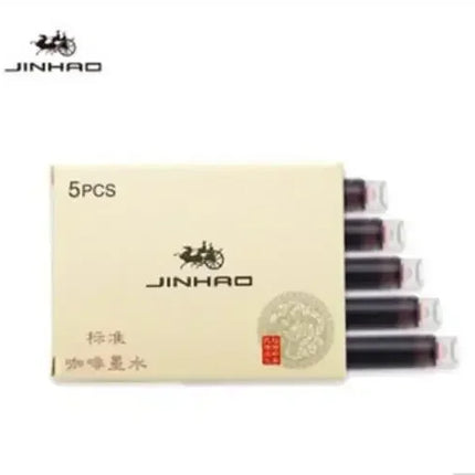 Jinhao 5/10/15 pcs Color Ink Cartridge Refill Fountain Pen Office School Student Stationery Ink Supplies Fountain Pen Ink