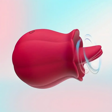Powerful Swing Tongue Licking Vibrator Female Rose-toy Oral Nipple Clitoris Stimulator Massager Adults Goods Sex Toys for Women