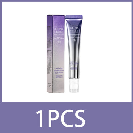 Anti-Wrinkle Eye Cream with Roller Ball Quick Drying Hydrating Hyaluronic Acid Refreshing Eye Serum Fades Fine Line Instant Eye