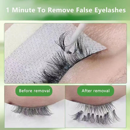 Eyelash Glue Remover Cream Pure Plant-Based Ingredient Gently Dissolve False Graft Eyelash Glue No Irritation Makeup Remover