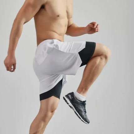 2026 Men's Sports Shorts, Double-layer Quick-Dry Breathable Casual Sportswear, High-Quality Fashion Running Tight Fit Style
