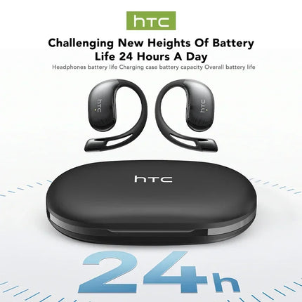 【HTC NE57】 Bluetooth V6.0 Earphones AI Translator Earbuds OWS Sport Wireless Headphones Comfort Earhooks Long Life with Mic