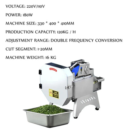 Electric Onion Chili and Chives Slicing Machine Small Electric Vegetable Cutter Cucumber Slicing Machine