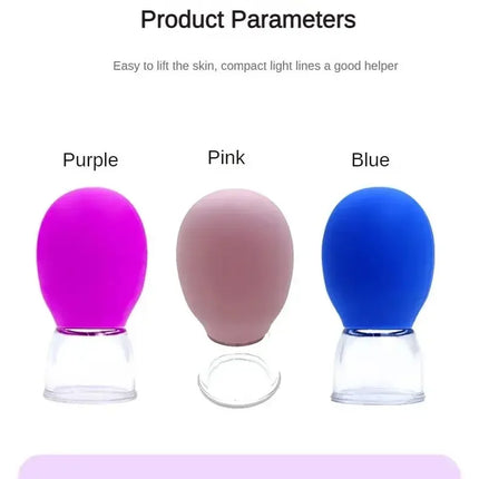 Silicone Cupping Massage Cup For Body Face Neck Eye Massager Vacuum Tank Body Facial Care, Anti-aging Beauty Tool
