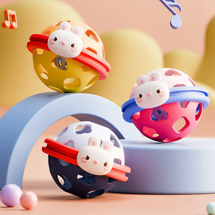 Baby Rattle Toy Maracas ,Soft Rubber Ball ,Tambourine