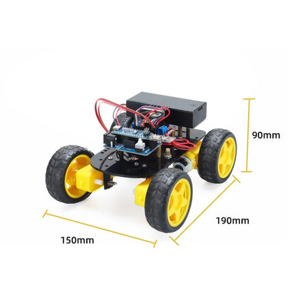 Gesture Sensing Control Smart Car DIY Assembly Kit Compatible With Arduino NANO diy kit electronics 6 dof arm kit man robot