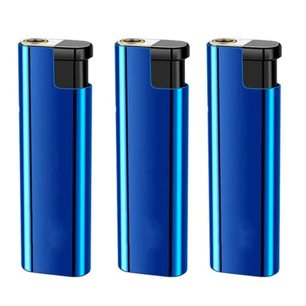 Outdoor Windproof Direct Spray Blue Flame Turbine Lighter Portable Butane Cigarette Lighter Ignition Smoking Accessories Tools